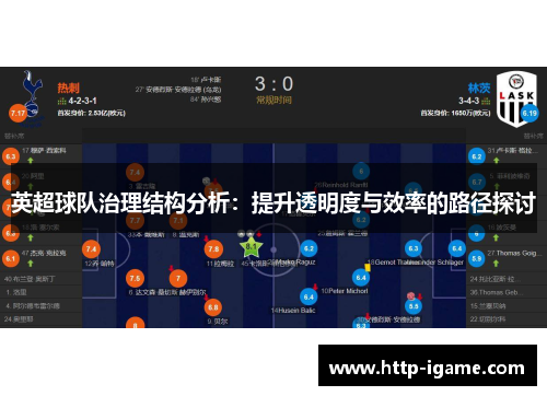 英超球队治理结构分析:提升透明度与效率的路径探讨 英超球队治理结构分析:提升透明度与效率的路径探讨
